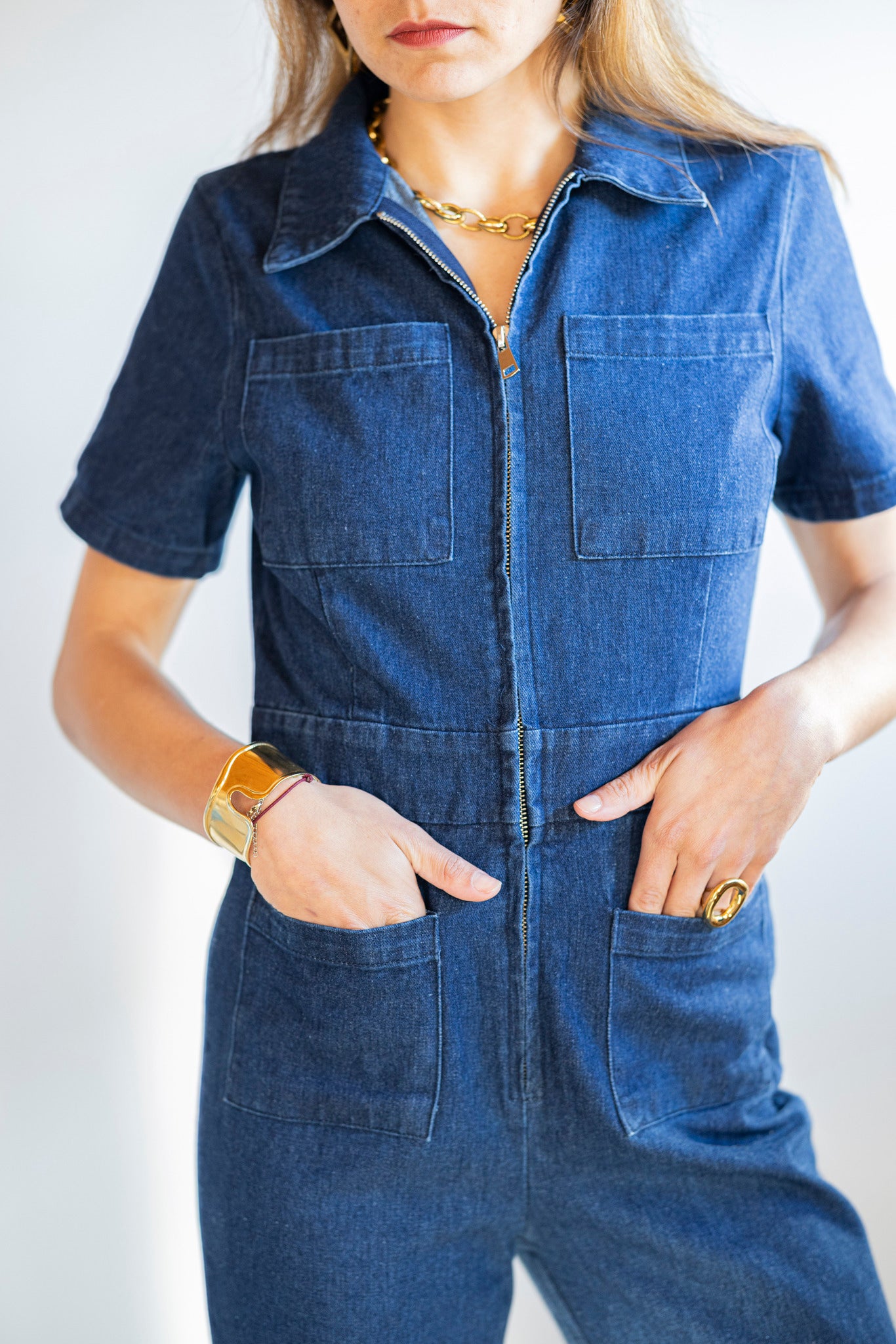 Combinaison en denim – AURA